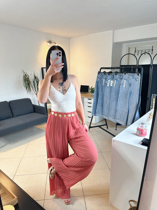 Pantalon plissé Éline ♡